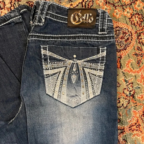 FINAL PRICE Drop Western Cello Bootcut Jeans - Picture 8 of 9